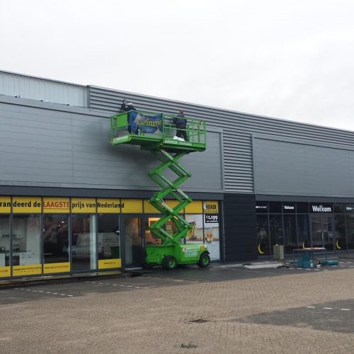 gevelrenovatie winkelpand